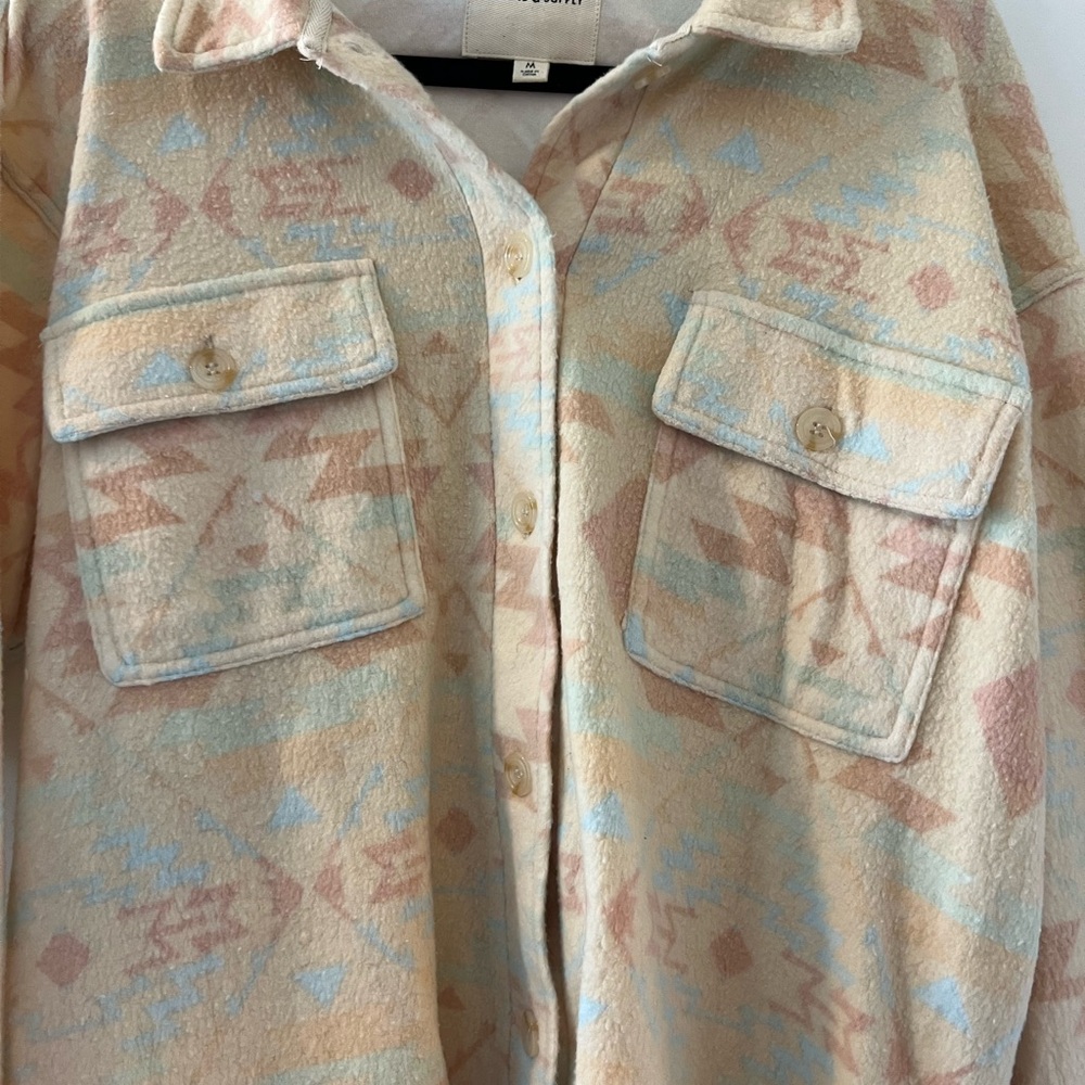 Thread & Supply Pastel Patterned Jacket - Picture 3 of 4